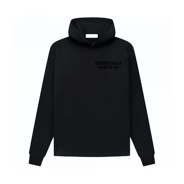 Black Essentials Hoodie Streetwear That Never Goes Out of Style
