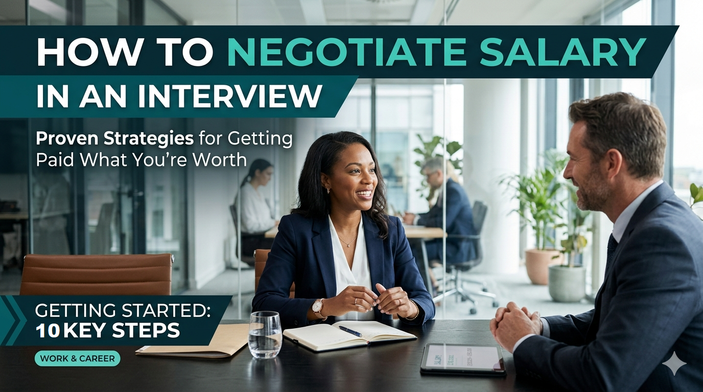 how to negotiate salary