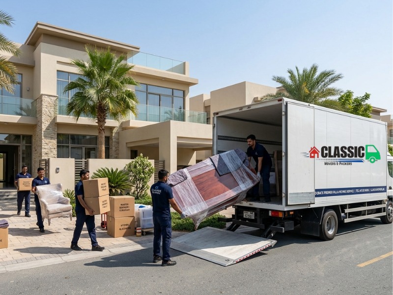 Professional movers in JLT Dubai providing apartment, villa, and office relocation services