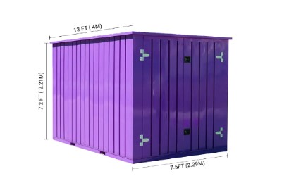 16 x 7.5 secure storage unit