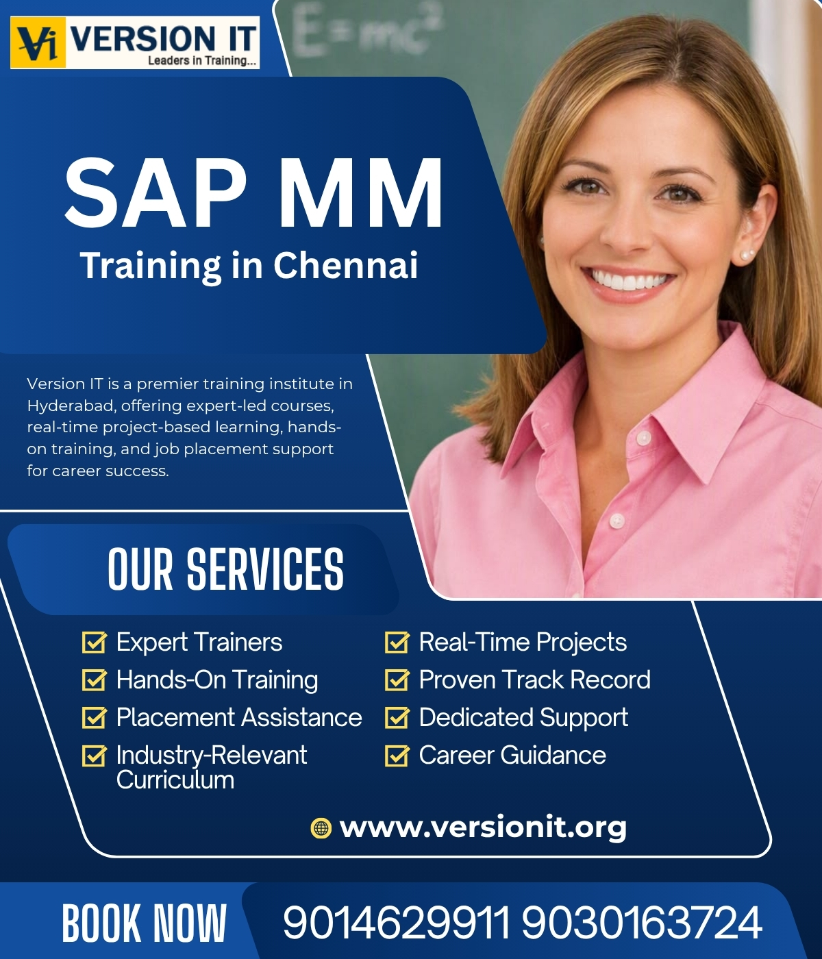 SAP MM Training in Chennai covering procurement, inventory management, and purchase order processes at Version IT